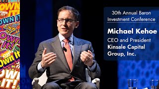 Kinsale Capital Group CEO Michael Kehoe at the 30th Annual Baron Investment Conference