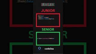 Junior vs Senior Developer: API Fetching! #javascript #Shorts #codelixa