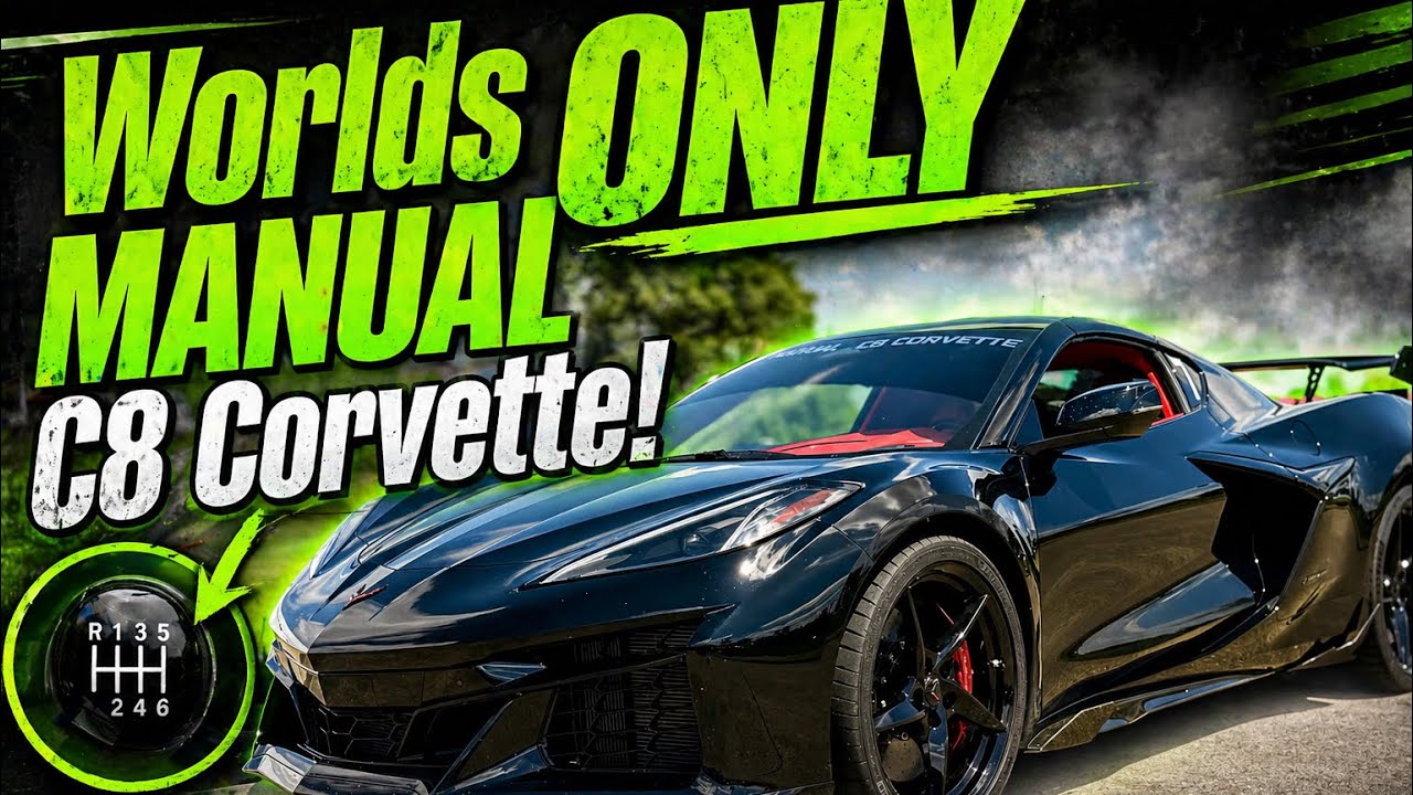 SPOTTED! Worlds ONLY MANUAL C8 Corvette! NCM Bash 2026 - YouTube