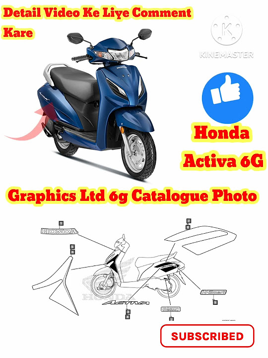 honda-activa-6g-spare-parts-activa6g-automobile-youtube