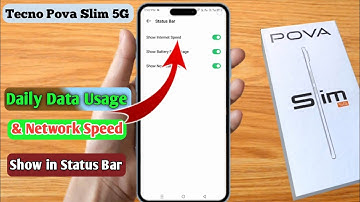 tecno pova slim daily data usage, tecno pova slim daily data used setting, tecno pova slim daily