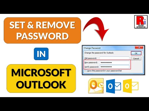 How to Set and Remove Password in Microsoft Outlook Mail