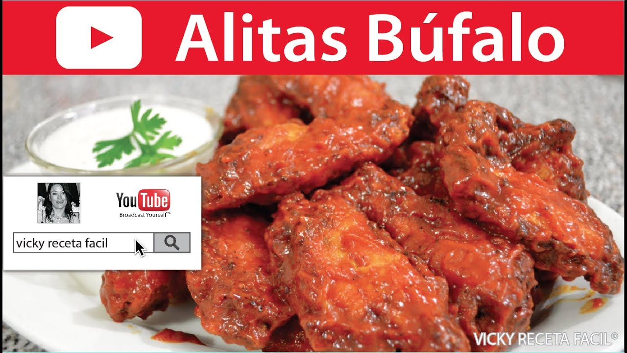 ALITAS BUFALO | BUFFALO WINGS | Vicky Receta Facil | Vicky receta facil,  Alitas bufalo, Alitas bufalo receta