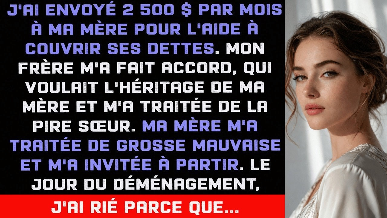 Un dimanche soir, j’étais assise dans mon salon en train de regarder la télé quand ma mère a soudainement posé sa tasse et a dit, sans la moindre émotion : « Tu sais, je crois qu’il est temps que...