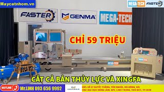 Chỉ 59 triệu dàn máy cắt nhôm 2 đầu 08s 2023