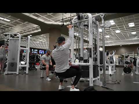 Seated single arm lat pulldown