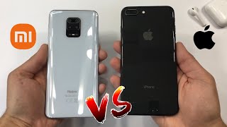 Redmi Note 9s vs iPhone 8 Plus SpeedTest, Camera Comparison