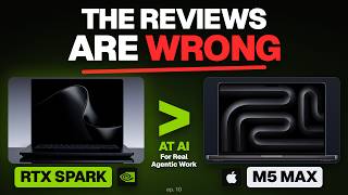 RTX Spark laptops vs MacBook Pro M5 Max - The AI reviews are wrong