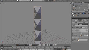 Blender, stack octahedrons (not a tutorial)