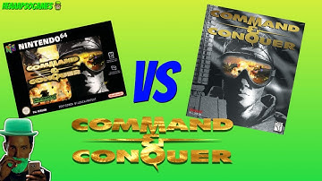 Command & Conquer 64 vs Command And Conquer PC Retro Comparison