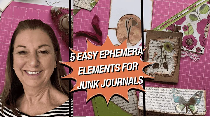 5 EASY Junk Journal Ephemera Ideas | Beginner-Friendly DIY Tags & Pockets