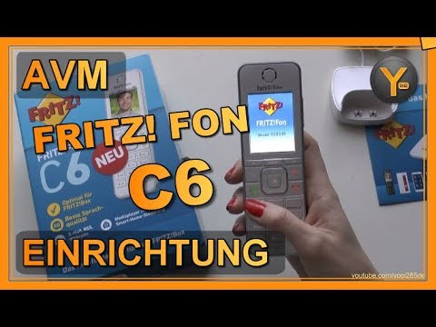 Einrichtung & Konfiguration: AVM FRITZ! Fon C6 an der FRITZ! Box