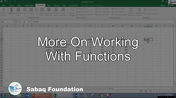 More on working with fuctions, Computer Science Lecture | Sabaq.pk