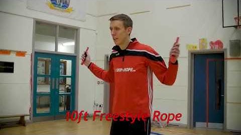 10ft Freestyle Long Handle Rope - SKIPnROPE