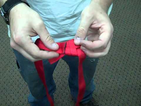 Rope Rescue Services: Basic Rope Rescue knots: The Water Knot - YouTube