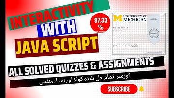 interactivity with javascript coursera answers| interactivity with javascript all week 1-4 quiz