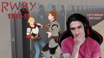 Jaune vs Cardin - RWBY Volume 1 Episodes 11 & 12 Reaction | Anime Reaction