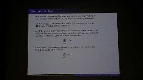 QPL2017 -  Abramsky, Barbosa, Carù and Perdrix. A characterisation of AvN arguments on stabilisers