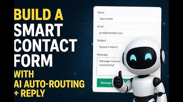 Build a Smart Contact Form with AI Auto Reply & Auto Routing Using PHP JS MySQL Cohere API Tutorial