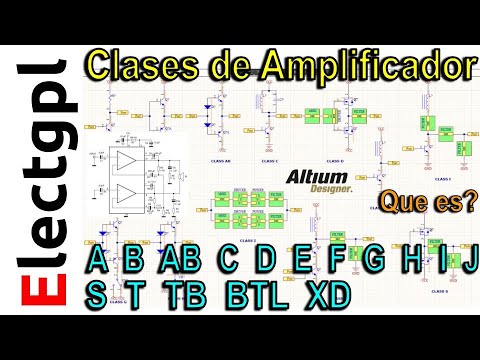 Clases de Amplificadores | A, B, C, AB, F, G, H, J, E, T, D, XD | Sponsor  Altium Designer - YouTube
