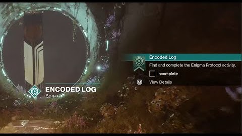 Encoded Log (secret mission on Nessus ) Destiny 2 final shape