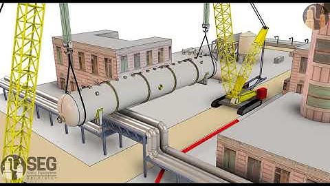 Lifting Simulation for Desalter units in a real case study by using SEG software + Autodesk inventor