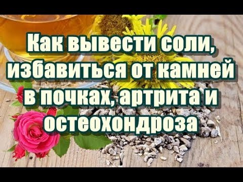 Как вывести соли, избавиться от камней в почках, артрита и остеохондроза