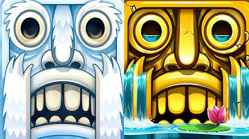 Temple Run 2 Reverse Gameplay - FROZEN SHADOWS VS ENCHANTED PALACE
