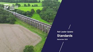 Rail Leader Update – Standards (Sept 2023), by Tom Lee, RSSB's Director of Standards