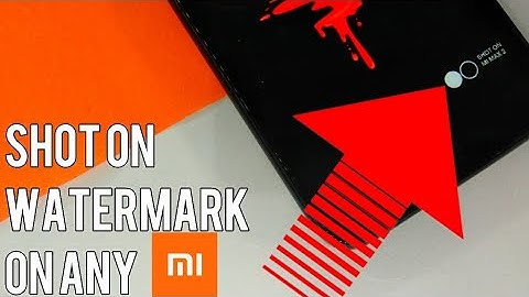 How to Enable Miui Camera Watermark On Any Xiaomi Device!Redmi Note 4/Redmi 4