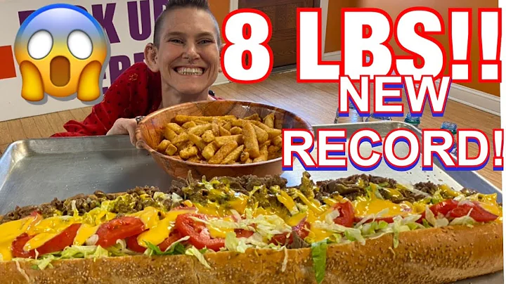 COSMOS MASSIVE CHEESESTEAK CHALLENGE | NEW RECORD!...