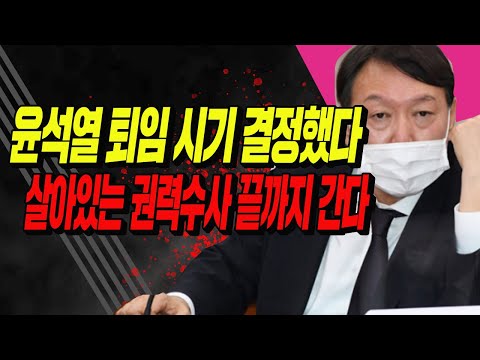 윤석열 퇴임 시기 결정했다 (<strong>석동현</strong> 전 부산지검장) / 2020.11.21