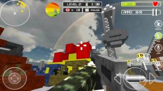 Block battlefield TERMINATION Minecraft shooter clone TeeTekTrab gameplay video screenshot 1