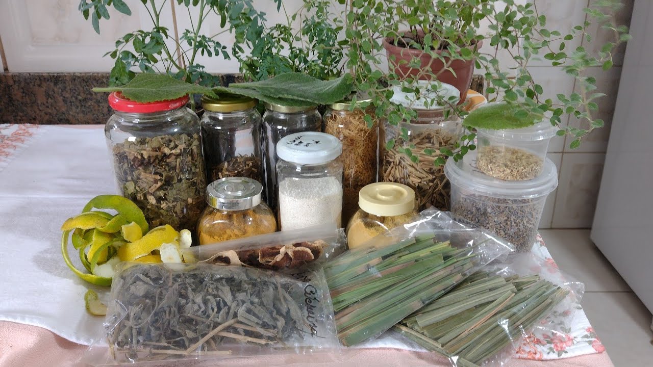 20°Aula - Como armazenar  e conservar suas especiarias, ervas, folhas, cascas.