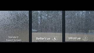 Phifer UltraVue2 High-Visibility Screen Mesh Roll for Window, Porch, Patio Door (48 in x 100 ft) - Nearly Invisible Window Screen Replacement - Patio Screen Mesh Porch Screening Rolls, Black - Amazon.com | 48 " x 100 ft Bettervue Invisible画面Roll | 窓 | Metro Screenworks