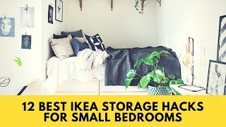 ikea storage hacks. Your pint-size bedroom is in complete disarray. Clothing, shoes, and other essentials are piled everywhere even 