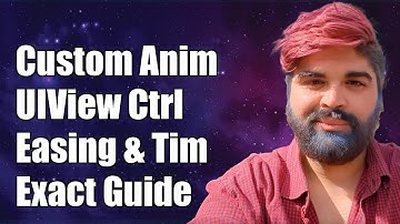 Customizing UIViewController Present Animation: Exact Easing and Timing Guide