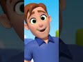 BEEP BEEP Wheels On The Bus (AMBULANCE REMIX)! 🚑 Little Angel Nursery Rhymes #shorts #viralvideo