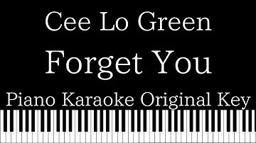 Thumbnail of 【Piano Karaoke Instrumental】Forget You / Cee Lo Green【Original Key】