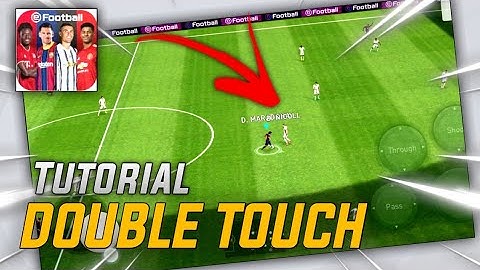 Double Touch skill tutorial | Pes 2021 mobile | Most effective skill in game |