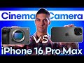 Are Cinema Cameras now OBSOLETE? – iPhone 16 Pro Max vs Sony FX3!