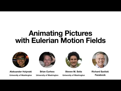 Animating Pictures with Eulerian Motion Fields