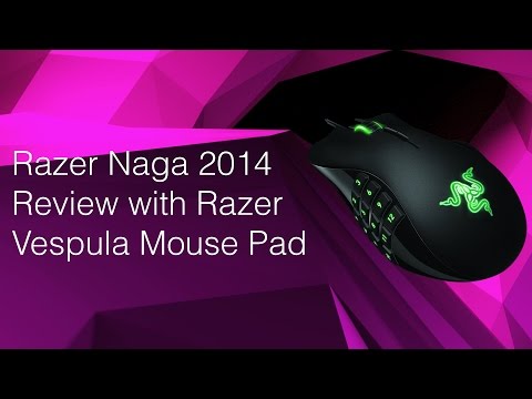 Razer Naga 2014 Review with Razer Vespula Mouse Pad. 1080P