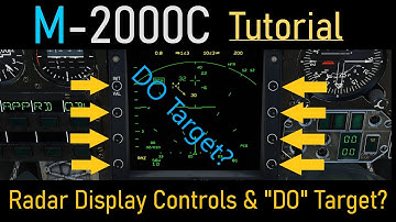 DCS M-2000C Tutorial | Radar Display Controls &  intercept | Ep13 DCS in 10 minutes or less