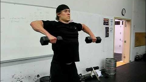 How to Do a Cuban Dumbbell Press for Men