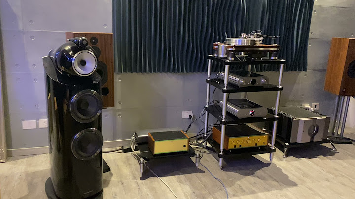 B&W 802D3 + Leben CS-600 + Gato Audio CDD-1