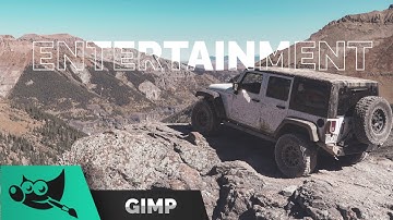 GIMP Text Effect tutorial | Interactive Picture in Text