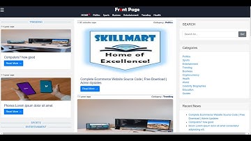 Fully Responsive website in PHP and Mysql with free Source code 100%Download