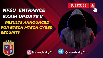 NFSU UPDATE || results are out for btech mtech cyber security || #nationalforensicscienceuniversity