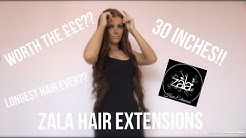 30 INCH ZALA HAIR EXTENSIONS REVIEW/FIRST IMPRESSIONS